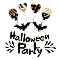 elementen voor halloween-decoraties vector