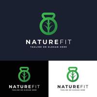 natuur passend logo vector