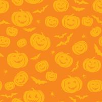 Happy Halloween naadloze patroon. Holiday party achtergrond met vector