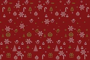 rode achtergrond met kersttinten vector
