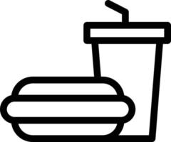 hamburger vectorillustratie op een achtergrond. premium kwaliteit symbolen. vector iconen voor concept of grafisch ontwerp.