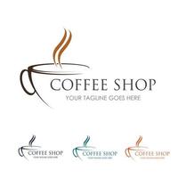 coffeeshop logo vector