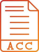 acc pictogramstijl vector