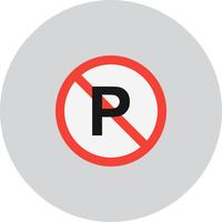 Vector Geen parkeerpictogram