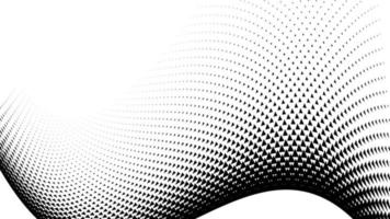 driehoekige halftone achtergrond. geometrische zwart-wit kaart. vector