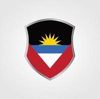 antigua en barbuda vlag ontwerp vector