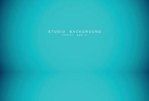 lege blauwe studio kamer achtergrond vector