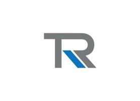 tr modern logo ontwerp vector pictogrammalplaatje