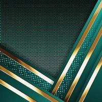 vector kleur abstracte geometrische banner met gouden vormen.