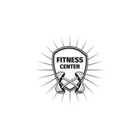 fitnesscentrum logo ontwerp vector