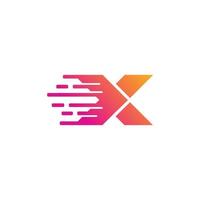 letter x express logo vector afbeelding