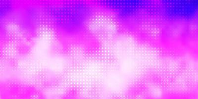 lichtpaarse, roze vector achtergrond met stippen.