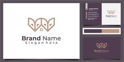 vos huis eenvoudig vector logo, wolf onroerend goed logo ontwerp inspiratie