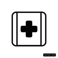 medische kit pictogram vector - teken of symbool