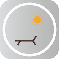 Vector Sunny Beach pictogram