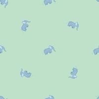 olifant schattig naadloos patroon. achtergrond met speelgoed voor kinderen. vector