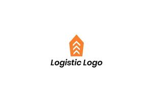logistieke logo ontwerp vector