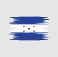 honduras vlag penseelstreek. nationale vlag vector