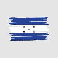 honduras vlag penseelstreken vector