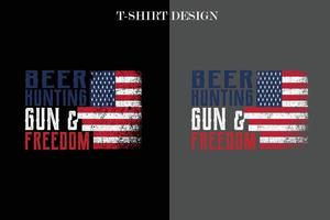 4 juli usa vlag t-shirt design. Amerikaanse onafhankelijke citaten t-shirt design. t-shirtontwerp met Amerikaanse vlag vector