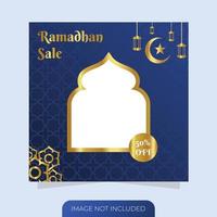 ramadhan post ontwerpsjabloon vector