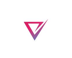 piramide-logo en symbool Business abstract ontwerp sjabloon vector