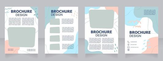 cultureel toerisme promo blanco brochureontwerp vector