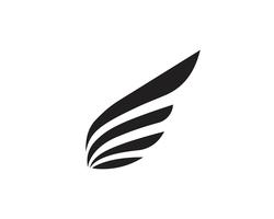 Wing-logo en symbool zakelijke sjabloon