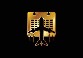 reizen pictogrammen. luchtvaart logo teken, vliegend symbool. vlucht icoon vector