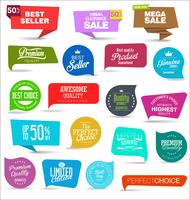 Moderne badges stickers en labels-collectie vector