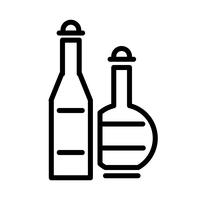Alcohol drinken pictogram Vector