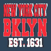 Vintage zegel van Broolklyn New York vector