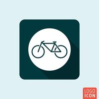 Fiets pictogram geïsoleerd. vector