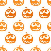 Halloween-pompoen naadloze achtergrond vector