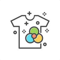 schone kleding pictogram vectorsymbool vector