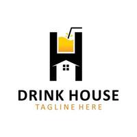 drank huis logo vector