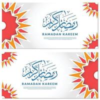 ramadan kareem achtergrond islamitisch met mandala en ornament. vector illustratie