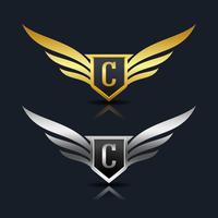 Letter C embleem Logo vector