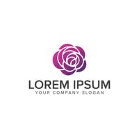 bloem logo. Spa en esthetiek logo ontwerpsjabloon concept vector