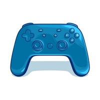 handgetekende gamecontroller of gamepad vectorillustratie vector