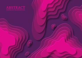 abstracte papercut-ontwerpachtergrond met overlappende laag vector