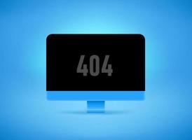 website is niet beschikbaar. 404-foutconcept. 3d vectorillustratie vector