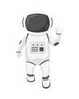 ruimte astronaut wandelen vector