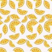 oranje fruit naadloze patroontextuur vector