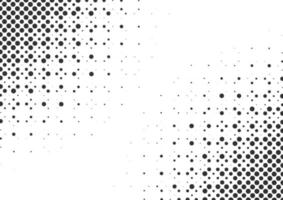 abstracte zwarte en witte stippen halftone achtergrond vector
