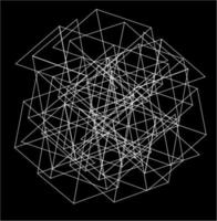 driehoek zeshoekige netwerkverbindingsvorm voor behang en abstracte achtergrond vector