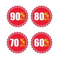 speciale aanbieding verkoop tag. korting aanbieding prijs label vector