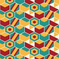 abstract geometrisch naadloos patroon vector