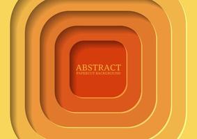 abstracte vierkante papercut-ontwerpachtergrond met overlappende laag