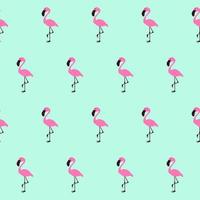 flamingo naadloze vector patroon achtergrond, roze flamingo vector achtergrondontwerp